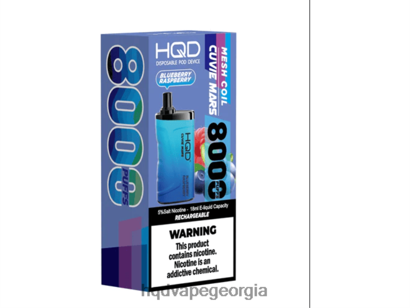 HQD vape flavours - მოცვის ჟოლო HQD CUVIE MARS ერთჯერადი X2N68J146