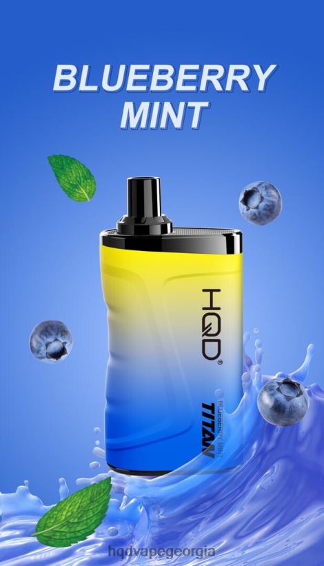 HQD vape flavours - მოცვის პიტნა HQD TITAN 7000 ცალი X2N68J6