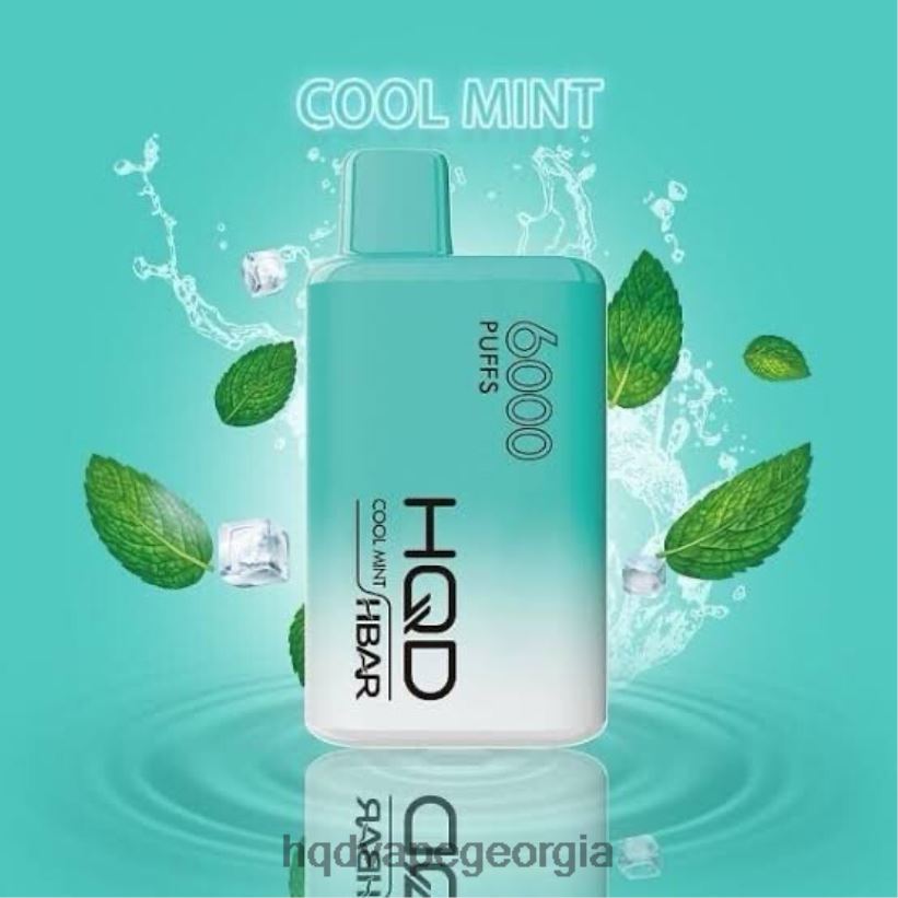 HQD vape nicotine - მაგარი პიტნა HQD HBAR 6000 ცალი X2N68J48
