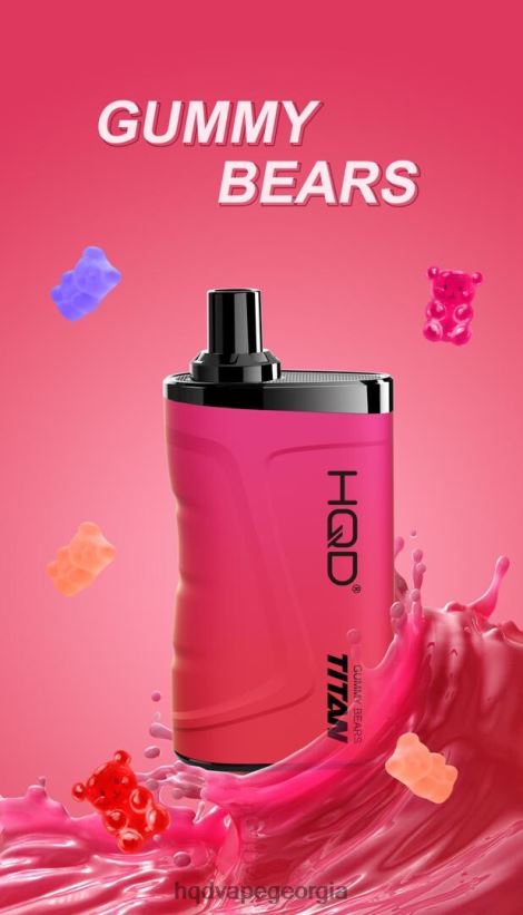 HQD vape nicotine - რეზინის დათვები HQD TITAN 7000 ცალი X2N68J18