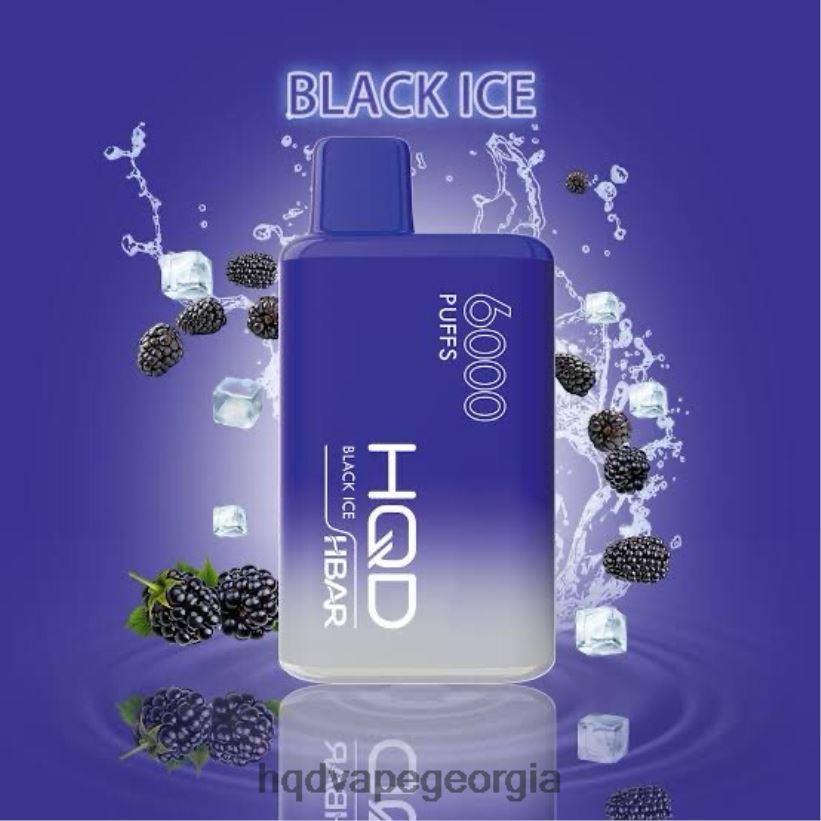 HQD vape tbilisi - შავი ყინული HQD HBAR 6000 ცალი X2N68J44