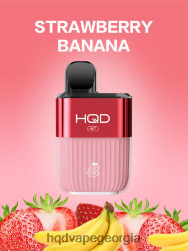HQD sale - მარწყვის ბანანი HQD HOT 5000 ცალი X2N68J69