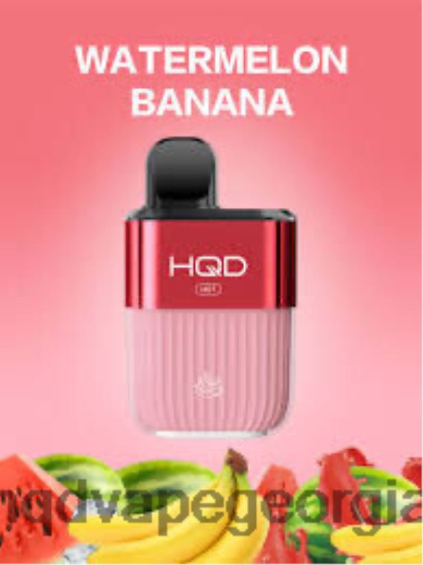 HQD vape flavors - საზამთროს ბანანი HQD HOT 5000 ცალი X2N68J57
