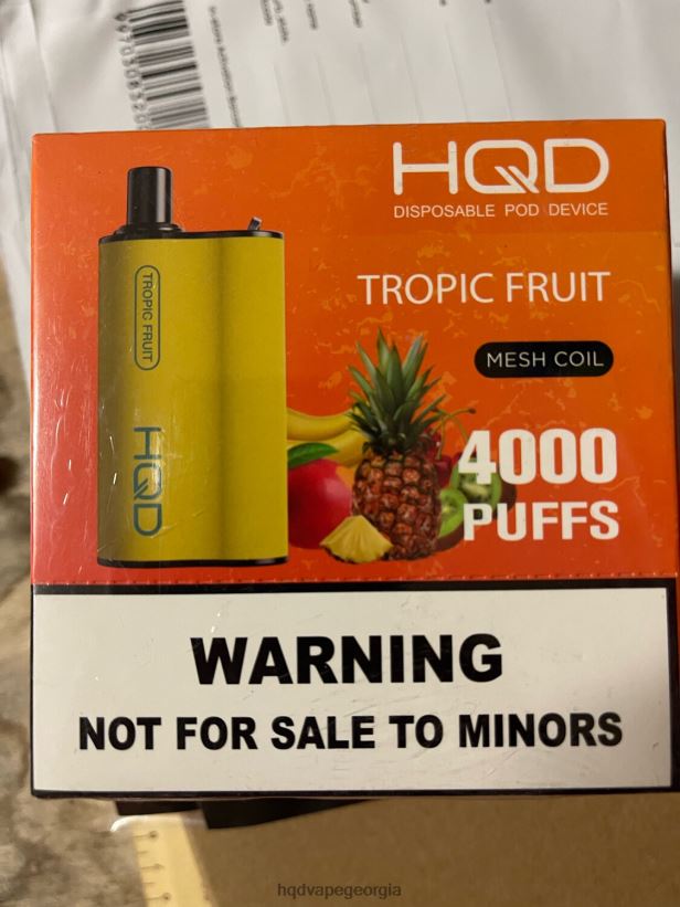 HQD vape price - ტროპიკული ხილი HQD BOX 4000 ცალი X2N68J105